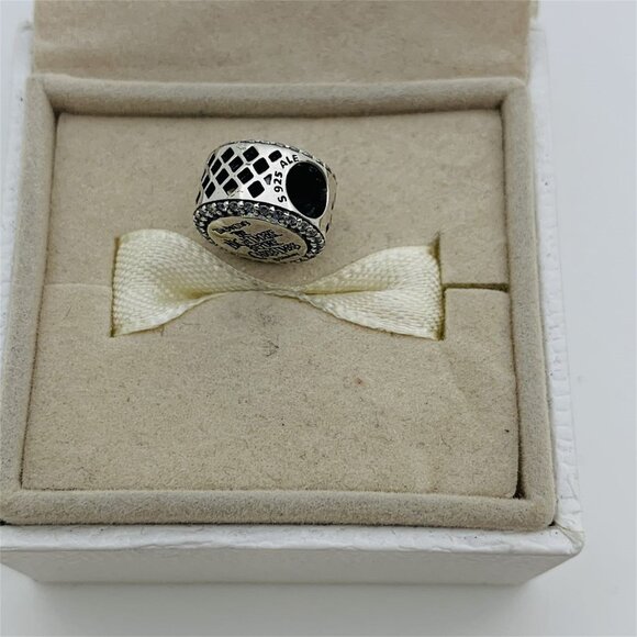 🔥🔥Pandora Disney Parks Nightmare Before Christmas Jack and Sally Charm - Picture 5 of 5